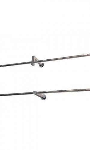 Arara de parede reta Arara de parede reta