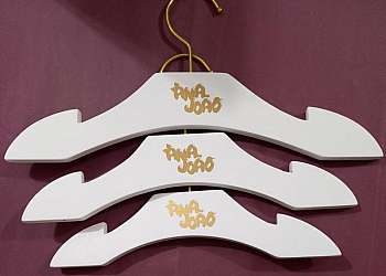 Cabide infantil madeira branco Cabide infantil madeira branco